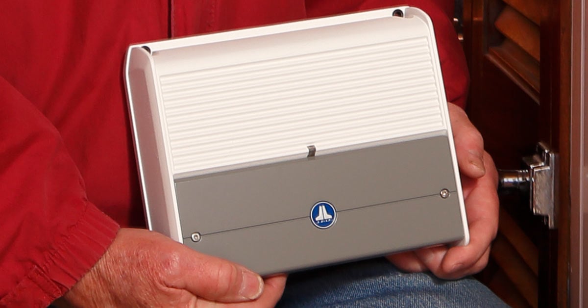 Installing an amp on a boat running power and ground wires